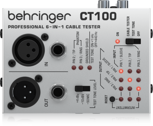 Behringer CT100 6-in-1 Cable Tester - Image 2