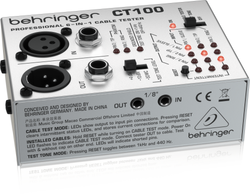 Behringer CT100 6-in-1 Cable Tester - Image 3