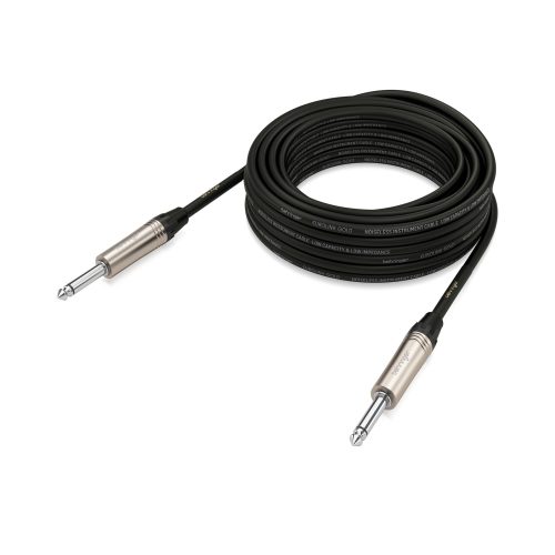 Behringer GIC1000 Gold Performance 10 m (32.8 ft) Instrument Cable with 1/4inch TS Connectors
