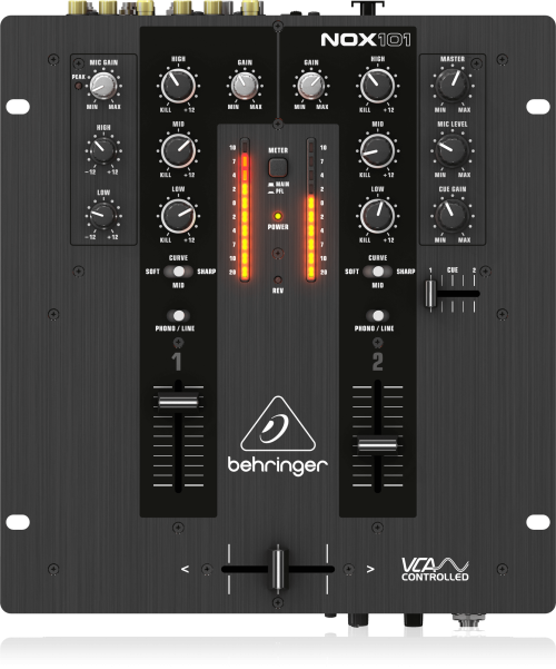 Behringer Pro Mixer NOX101 2-channel DJ Mixer - Image 2