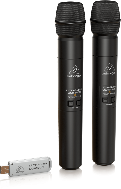 Behringer Ultralink ULM202USB Wireless USB Dual Microphones - Image 2