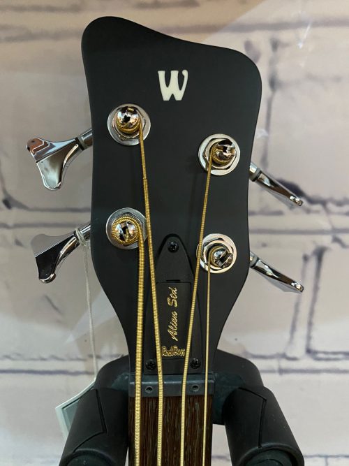 Warwick Rockbass Alien Deluxe 4 String Thinline Acoustic Bass Guitar - Image 2