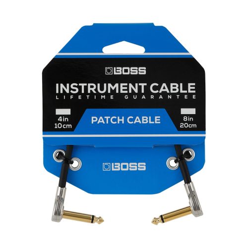 Boss BPC-8 20cm Patch Cable with Pancake Jack Plugs