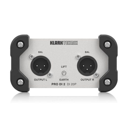 Klark Teknik DI 20P PRO DI 2 Professional Passive Stereo DI Box - Image 2