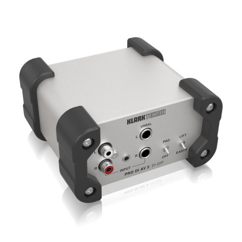 Klark Teknik DI 22P PRO DI AV 2 Professional Passive Stereo DI Box