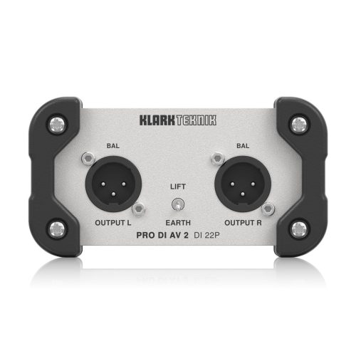 Klark Teknik DI 22P PRO DI AV 2 Professional Passive Stereo DI Box - Image 2