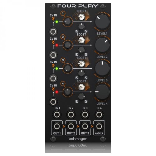 Behringer FOUR PLAY Quad Voltage Controlled Amplifiers & Mixer Module - Image 2