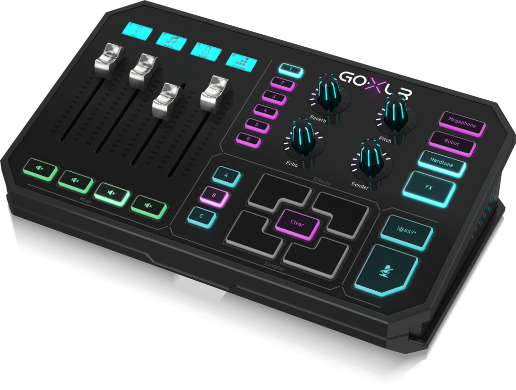 TC Helicon GoXLR 4Channel USB Broadcast Mixer Marshall Music