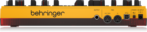 Behringer TD-3-MO Modded Out Analogue Bass Line Synthesizer, Yellow - Image 3