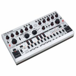 Behringer TD-3-MO Modded Out Analogue Bass Line Synthesizer, Silver