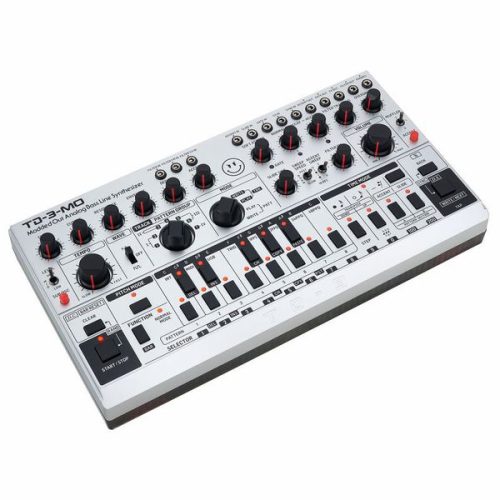 Behringer TD-3-MO Modded Out Analogue Bass Line Synthesizer, Silver