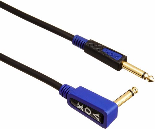 Vox VGS-50 Rock Black Guitar Cable 5 m Straight - Angled Jack - Image 2