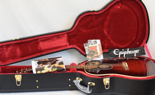 Epiphone Slash J-45 Acoustic Guitar - Vermillion Burst - Image 5
