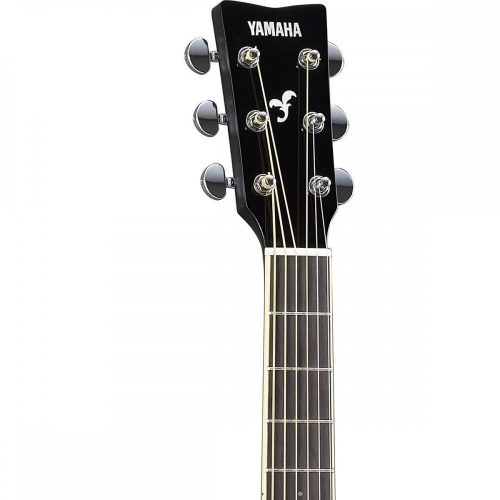 Yamaha FG-TA TransAcoustic Dreadnought Guitar – Black - Image 5
