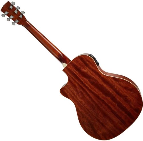 Cort GA-MEDX Mahogany Acoustic Guitar – Open Pore Mahogany - Image 5