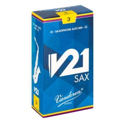 Vandoren V21 Alto Saxophone Reed (Box of 10)