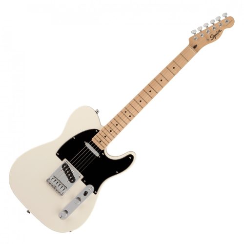 Fender Squier FSR Bullet Telecaster Maple Fingerboard, Black Pickguard - Olympic White - Image 2