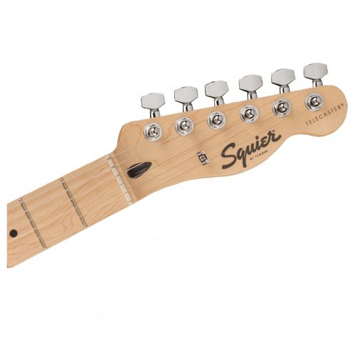 Fender Squier FSR Bullet Telecaster Maple Fingerboard, Black Pickguard - Olympic White - Image 4