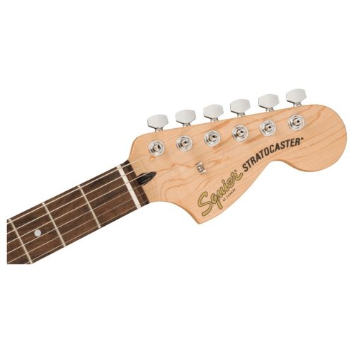 Fender Squier Affinity Stratocaster HH LRL, Black Pickguard - Olympic White - Image 5