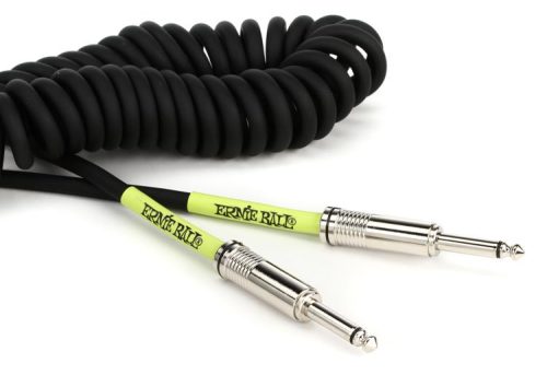 Ernie Ball Coiled Straight to Straight Instrument Cable - 10m - Image 2