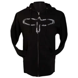 PRS 12th Fret Bird, Full-zip Hoodie - Black