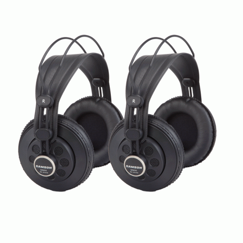 Samson SR850 Semi-open Studio Headphones - 2 Pack