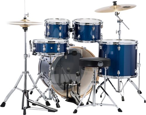 Mapex Venus 5-Piece Rock Drum Kit – Blue Sky Sparkle - Image 2