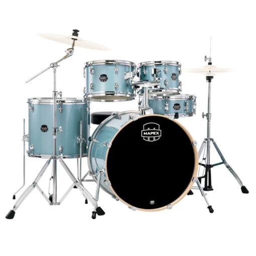 Mapex Venus 5-Piece Rock Drum Kit – Aqua Blue Sparkle