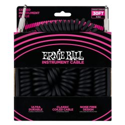 Ernie Ball Coiled Straight to Straight Instrument Cable - 10m