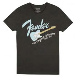Fender T-Shirt Original Telecaster XL Dark Grey/Sonic Blue
