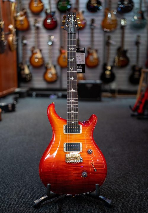PRS CORE Custom 24 Sunset Fade 10 Top Flame Maple Electric Guitar - Image 2