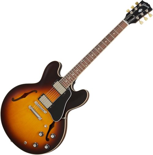Gibson ES-335 Semi-hollowbody Electric Guitar - Satin Vintage Burst - Image 3