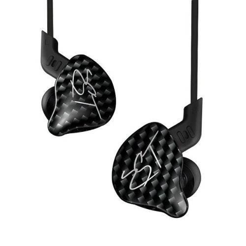 KZ ZST Dynamic Hybrid Dual Driver In Ear Earphones - Black