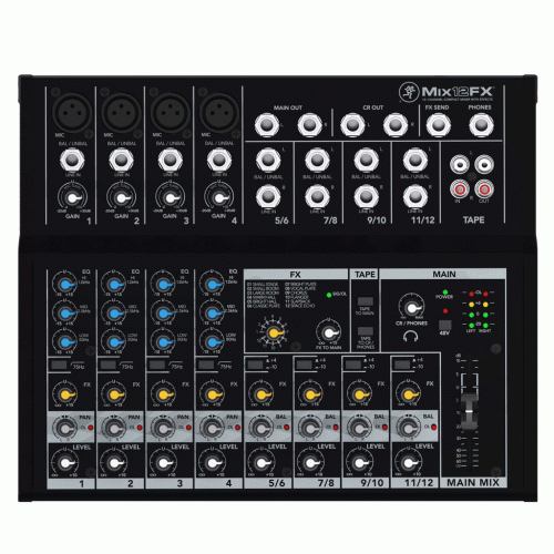 Mackie MIX12FX 12-Channel Mixer with Effects - Image 2