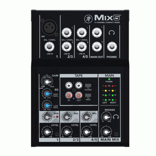 Mackie MIX5 5-Channel Mixer - Image 2