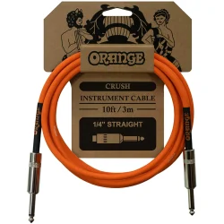 Orange Crush Straight to Straight Instrument Cable - 10 Foot