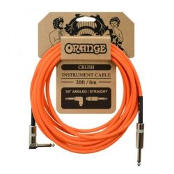 Orange Crush Straight to Right Angle Instrument Cable - 20 Foot
