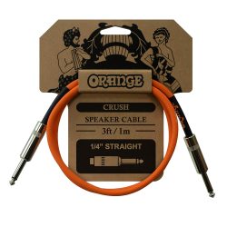Orange Crush 1/4 Inch - 1/4 Inch Speaker Cable - 3 Foot