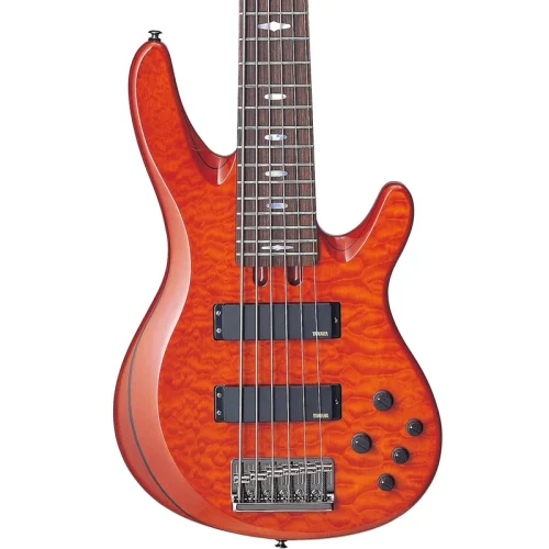 Yamaha TRB1006J Caramel Brown 6 String Bass Guitar