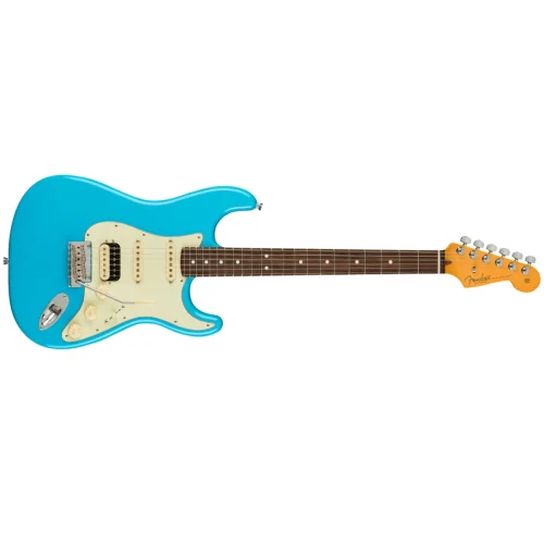 Fender American Professional II Stratocaster Electric Guitar HSS - Rosewood Fingerboard - Miami Blue - Image 2