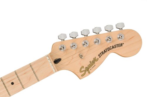 Fender Squier Affinity Series Stratocaster Electric Guitar – Olympic White with Maple Fingerboard - Image 4