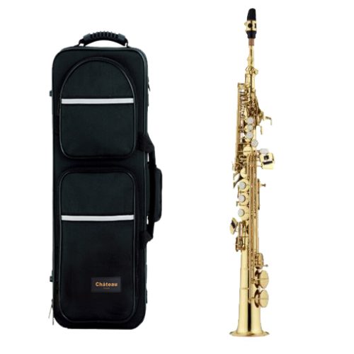 Chateau CSS-21 Straight Bb Soprano Saxophone Lacquer