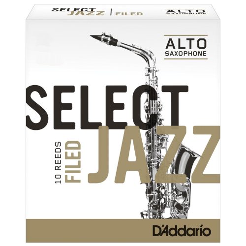 D’Addario Select Jazz Filed Alto Saxophone Reeds Box of 10