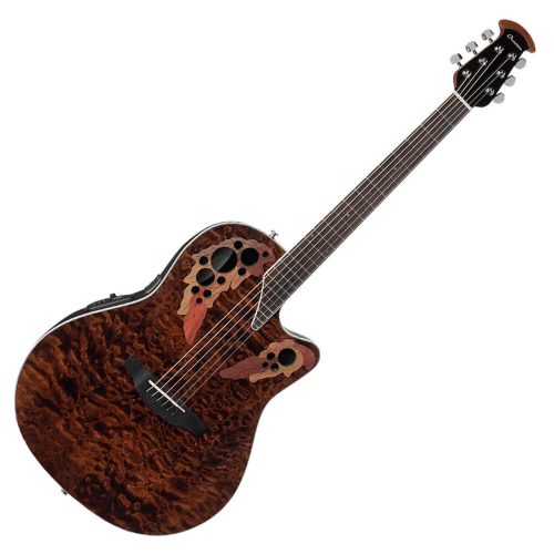 Ovation Celebrity Elite Exotic CE44P-TGE Mid Depth - Dark Tiger Eye - Image 2