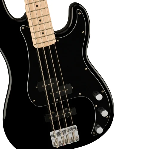 Fender Squier Affinity 4 String Precision Bass Maple Neck - Black - Image 4