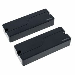 Fishman Fluence Bass Soapbar Pickup 5-String Set - Black Plastic