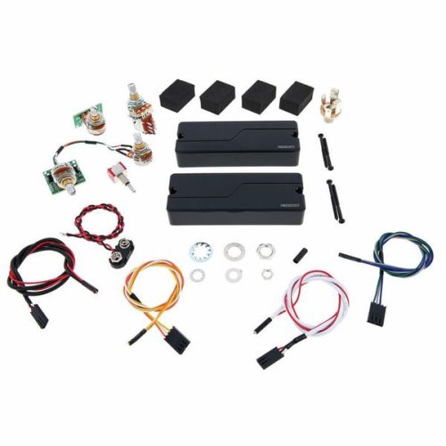 Fishman Fluence Bass Soapbar Pickup 5-String Set - Black Plastic - Image 3