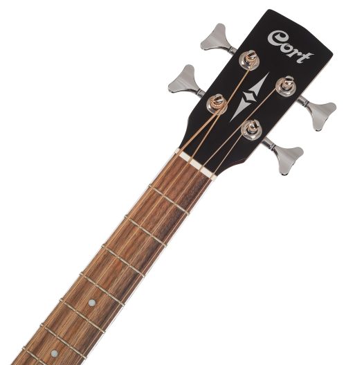 Cort AB590MF OP 4 String Short Scale Acoustic Bass Guitar - Image 3