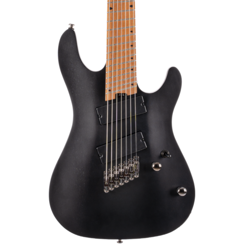 Cort KX307 Multi Scale 7-String Electric Guitar – Open Pore Black