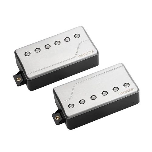 Fishman Classic Humbucker, Set Of 2, Brushed Stainless